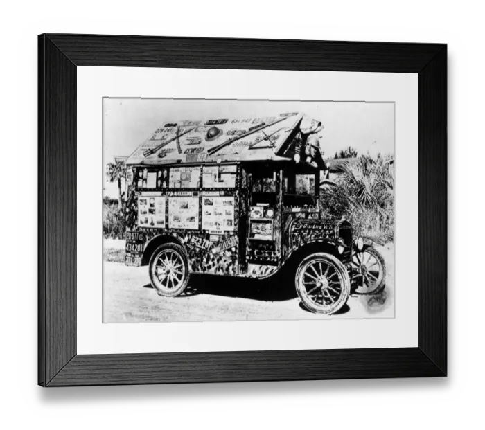 Framed Print : Decorated Vehicle Framed Print : Decorated Vehicle