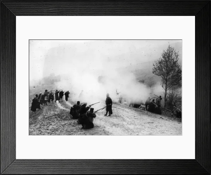Framed Print : Firing A Salvo Framed Print : Firing A Salvo