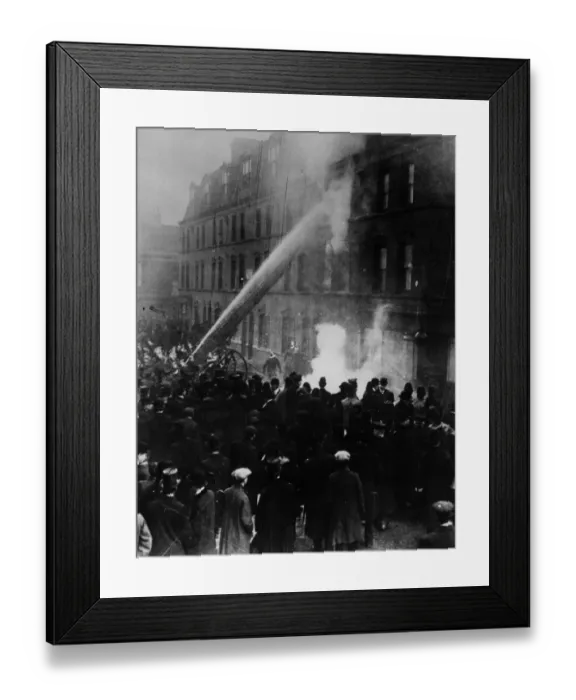 Framed Print : Houndsditch Outrage Framed Print : Houndsditch Outrage