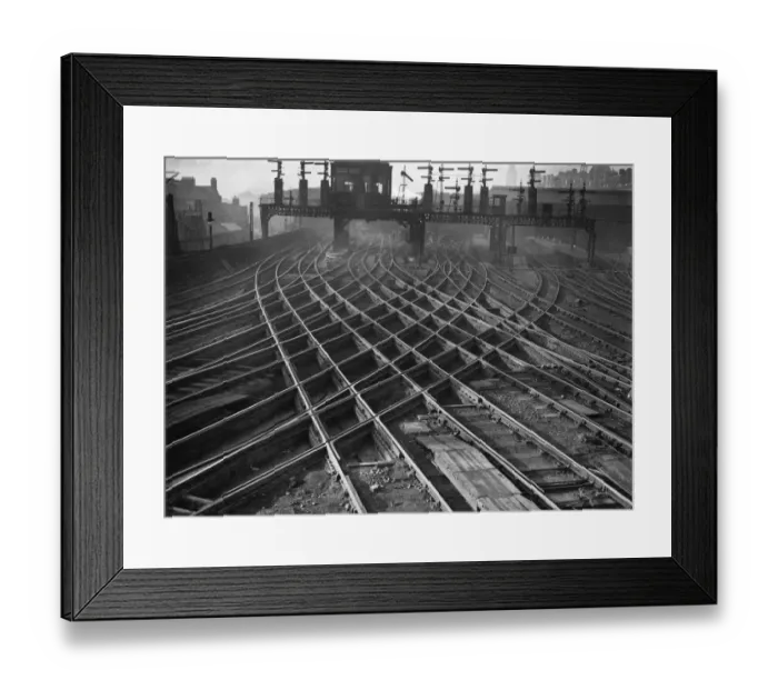 Framed Print : Railway Lines Framed Print : Railway Lines