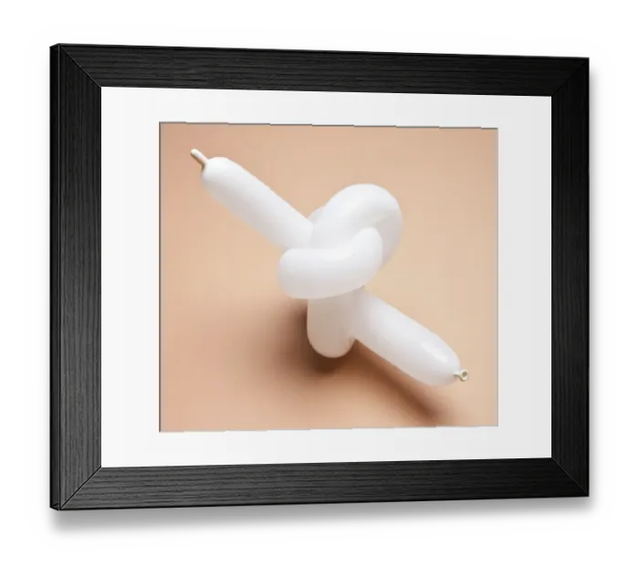 Framed Print : Balloon tied in knot Framed Print : Balloon tied in knot