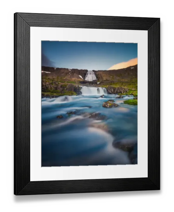 Framed Print : Dynjandi waterfall Framed Print : Dynjandi waterfall