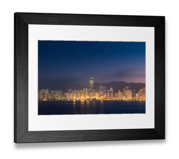 Framed Print : Hong Kong East waterfront skyline Framed Print : Hong Kong East waterfront skyline