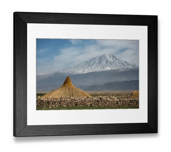 Framed Print : View of Mount Ararat from local village Framed Print : View of Mount Ararat from local village