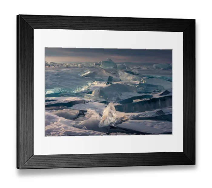 Framed Print : Breaking icebergs at Baikal lake Framed Print : Breaking icebergs at Baikal lake