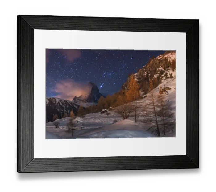 Framed Print : Matterhorn looking from Zermatt