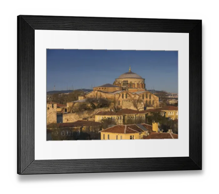 Framed Print : Istanbul city at sunset
