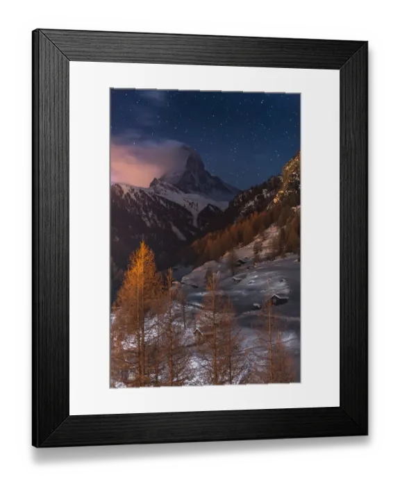 Framed Print : Matterhorn looking from Zermatt Framed Print : Matterhorn looking from Zermatt