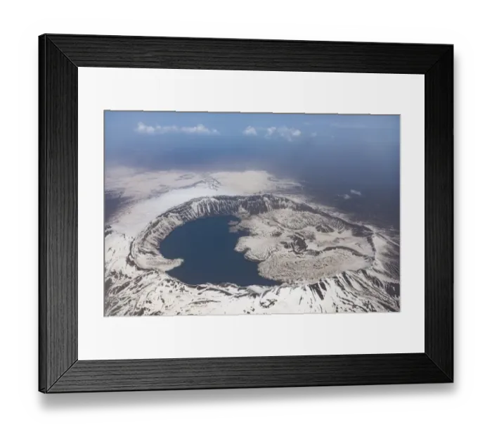 Framed Print : View of Nemrut volcanic crater from the plane Framed Print : View of Nemrut volcanic crater from the plane
