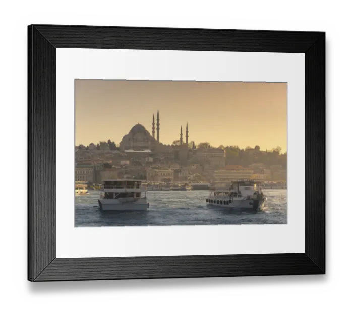 Framed Print : Suleymaniye Mosque at sunset Framed Print : Suleymaniye Mosque at sunset