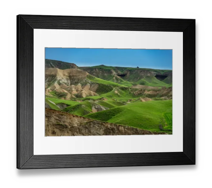 Framed Print : Green grass hill landscape of East Turkey Framed Print : Green grass hill landscape of East Turkey