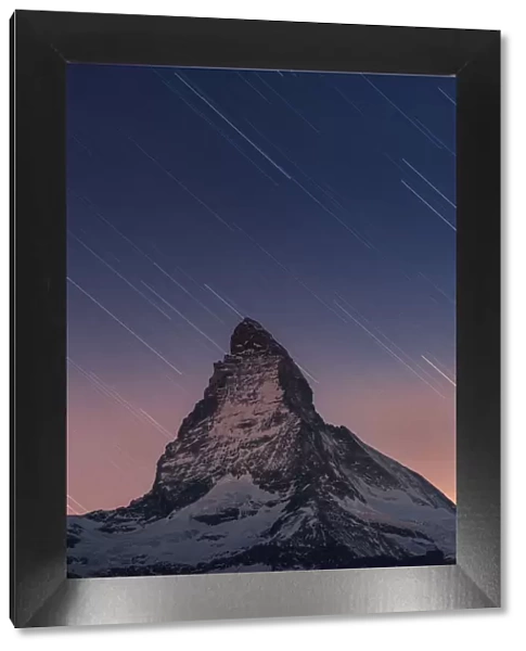 Matterhorn with stars