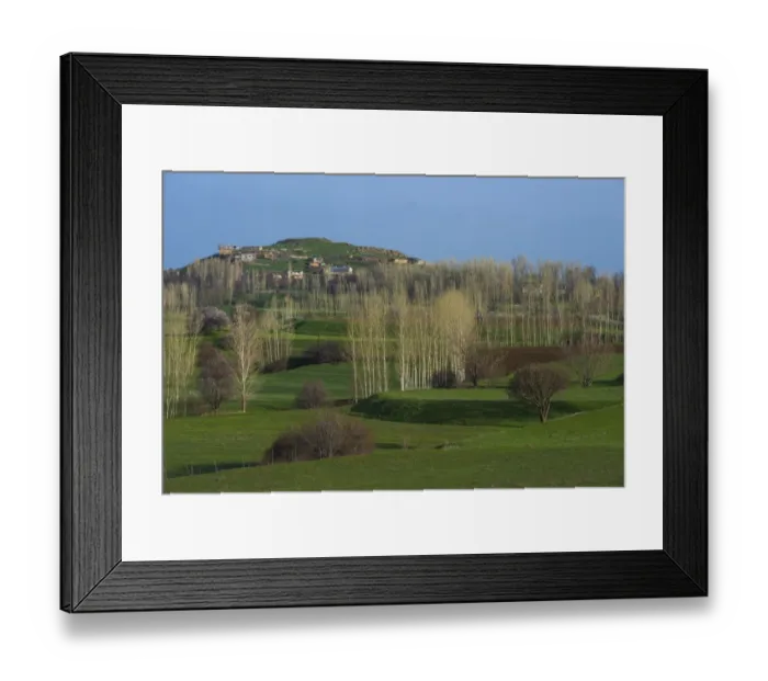 Framed Print : Landscape view along lake Van, East Turkey