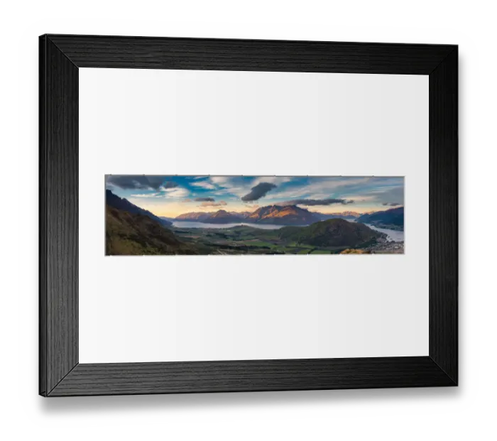 Framed Print : Panorama view of Queenstown, New zealand Framed Print : Panorama view of Queenstown, New zealand