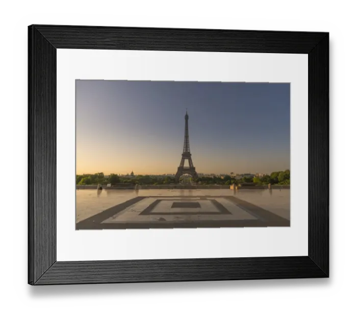 Framed Print : Eiffel tower from Trocadero garden Framed Print : Eiffel tower from Trocadero garden