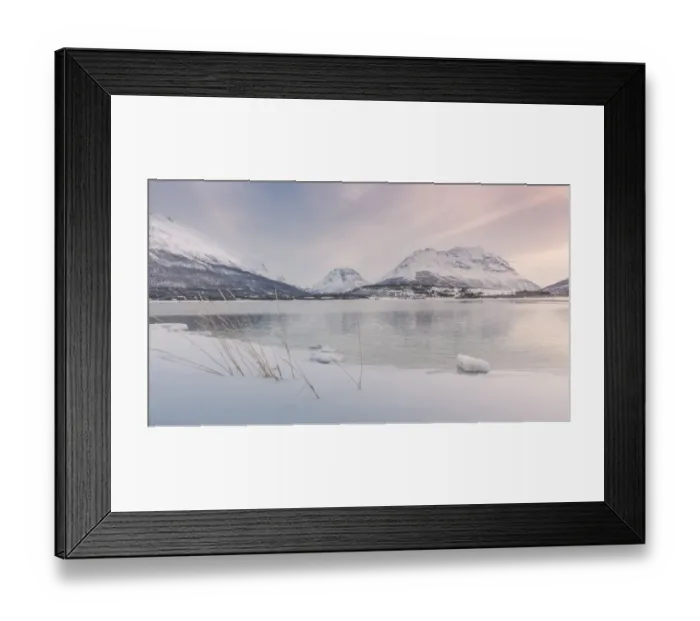 Framed Print : Winter landscape of Tromso