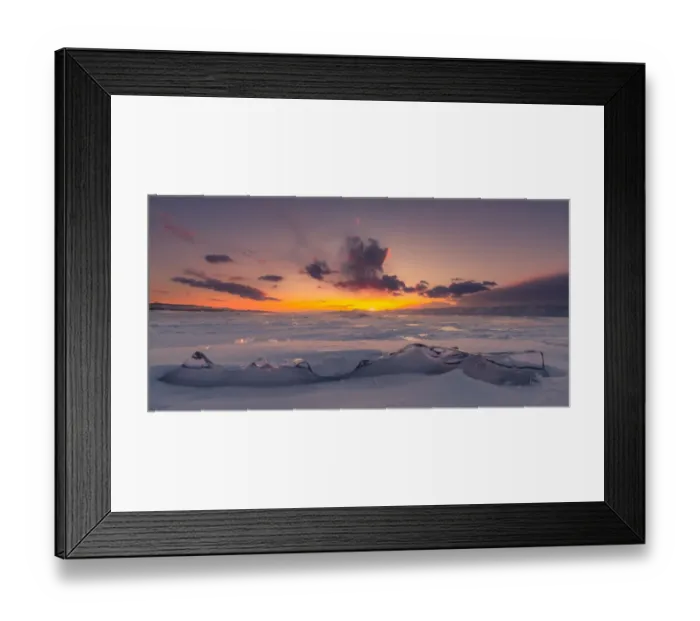 Framed Print : colourful sunset at lake Baikal Framed Print : colourful sunset at lake Baikal