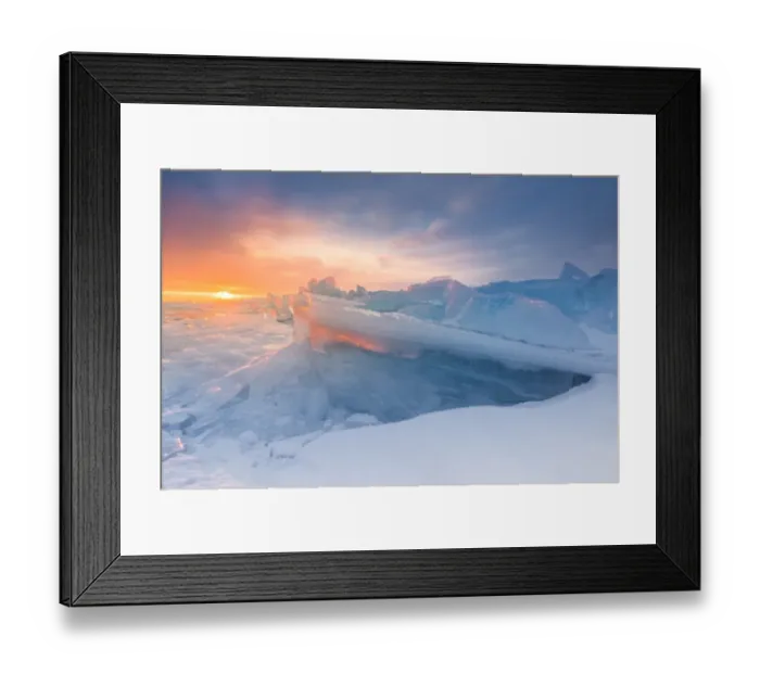 Framed Print : Iceberg stack at Baikal lake Framed Print : Iceberg stack at Baikal lake