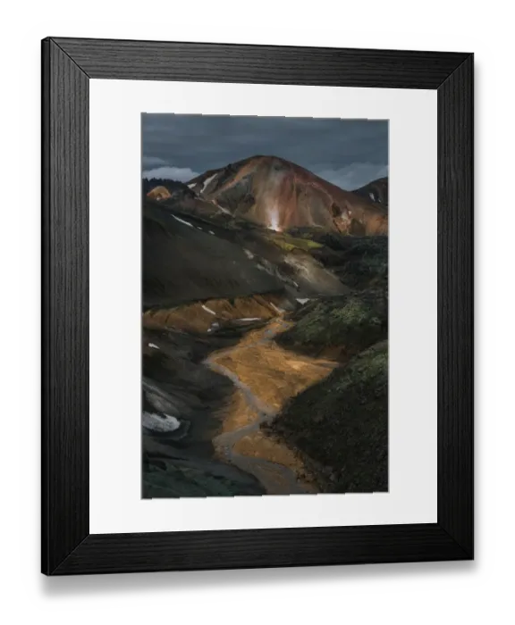 Framed Print : Larva field of Landmannalaugar Framed Print : Larva field of Landmannalaugar