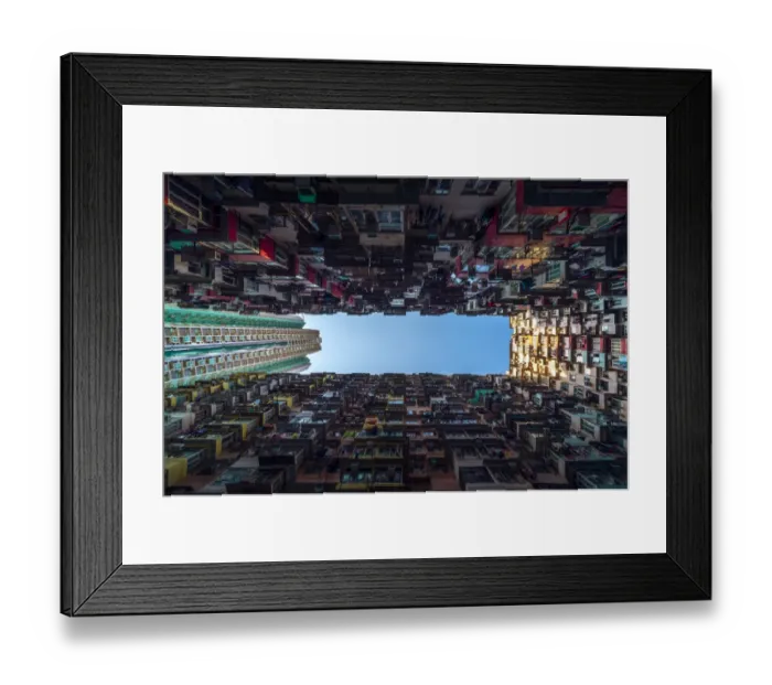 Framed Print : High density resident in Hong Kong Framed Print : High density resident in Hong Kong