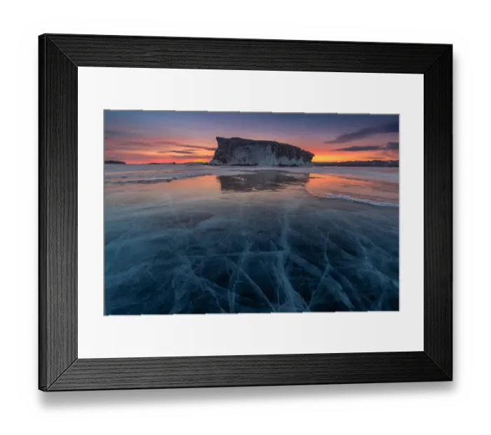 Framed Print : Sunrise at Baikal lake Framed Print : Sunrise at Baikal lake