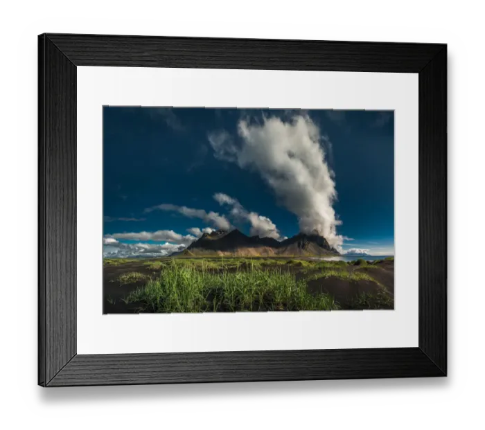 Framed Print : Vestrahorn dunes landscape Framed Print : Vestrahorn dunes landscape