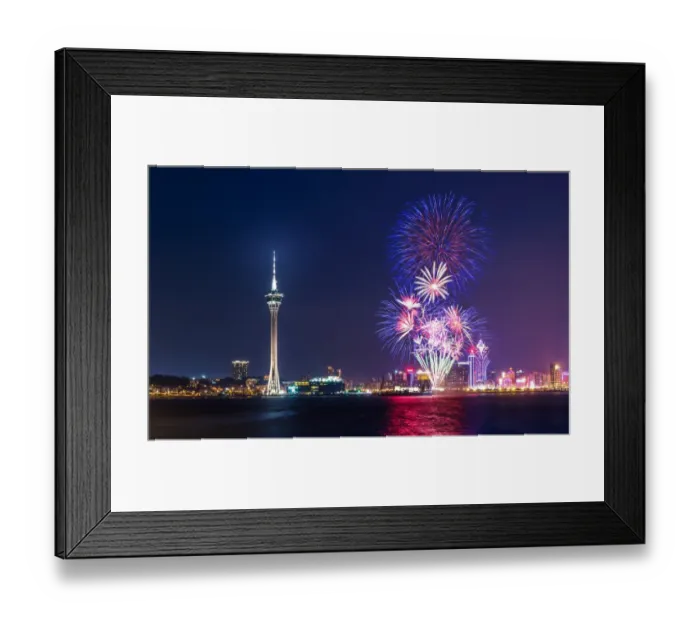 Framed Print : Macau international fireworks 2014 Framed Print : Macau international fireworks 2014