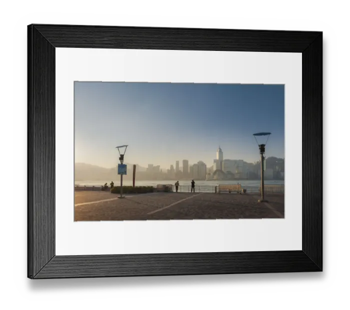 Framed Print : Hongkong convention center from Kowloon side Framed Print : Hongkong convention center from Kowloon side