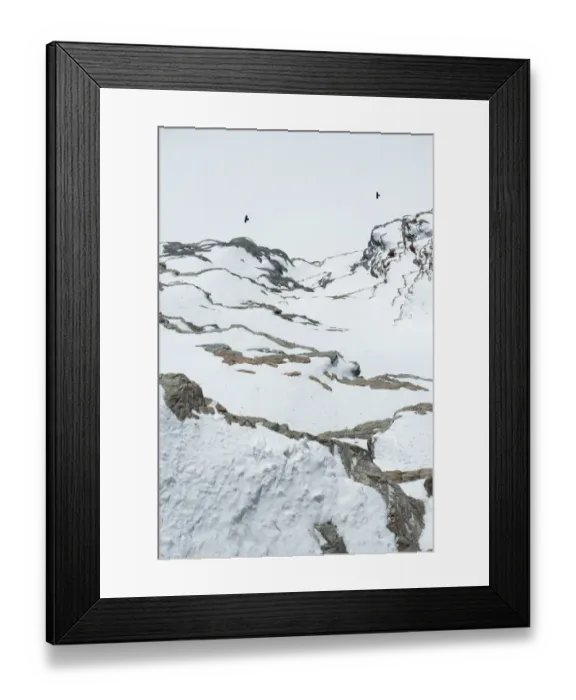 Framed Print : Landscape view from Jungfraujoch Framed Print : Landscape view from Jungfraujoch