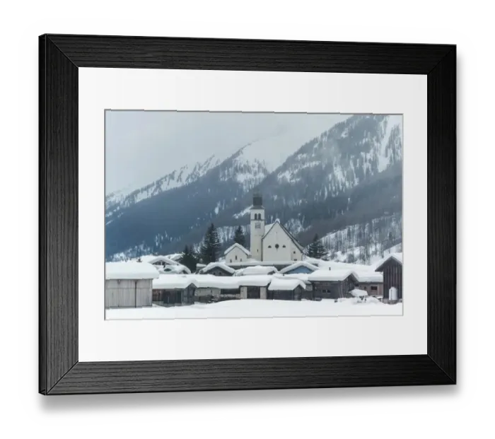 Framed Print : Small town in Switzerland Framed Print : Small town in Switzerland