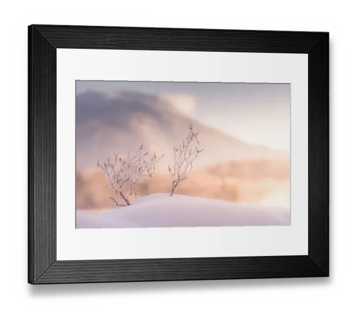 Framed Print : Winter ambiance at Akan lake Framed Print : Winter ambiance at Akan lake