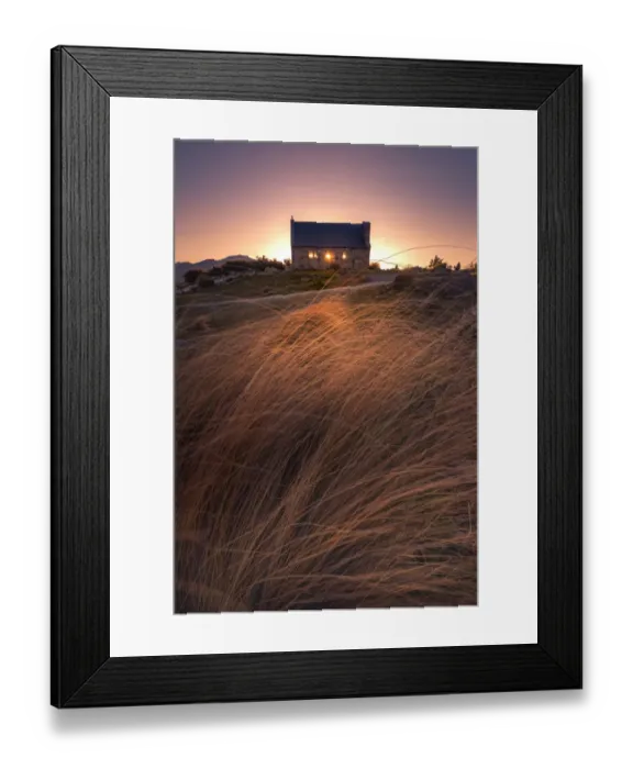 Framed Print : Sunstar at Church of a good shepherd Framed Print : Sunstar at Church of a good shepherd