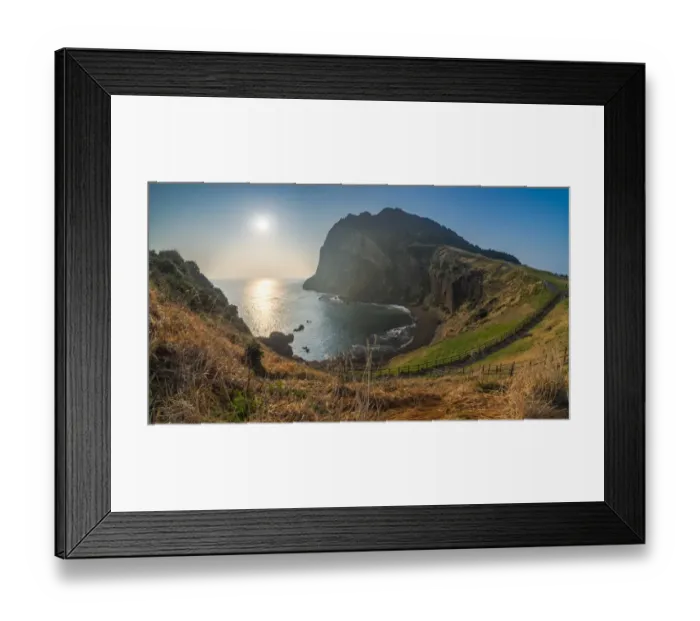 Framed Print : panorama view of Seongsan Ilchulbong Peak