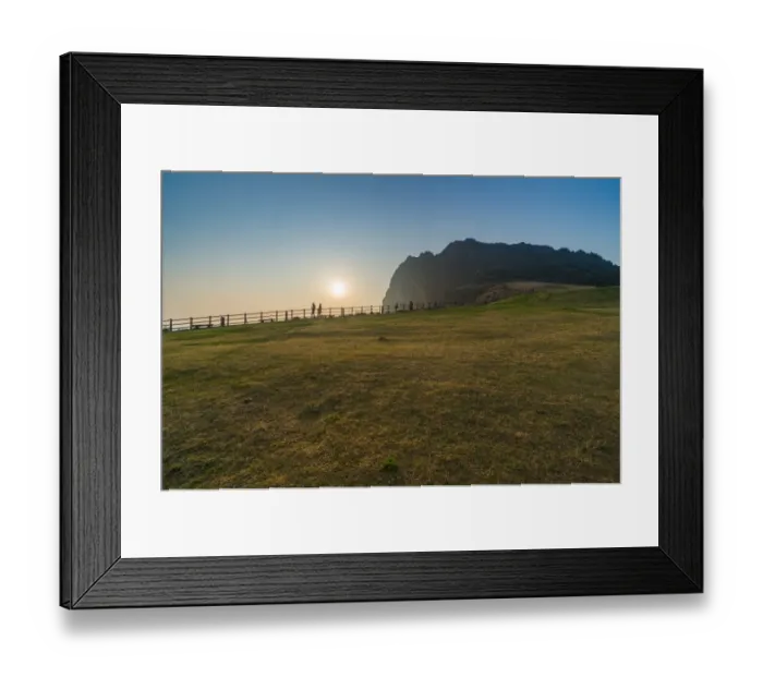 Framed Print : Seongsan Ilchulbong Peak Framed Print : Seongsan Ilchulbong Peak