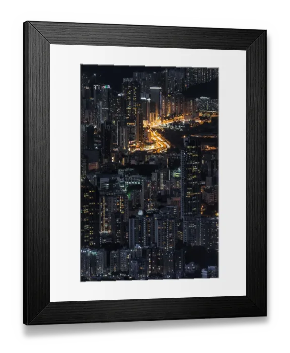 Framed Print : City road of Hong Kong city Framed Print : City road of Hong Kong city
