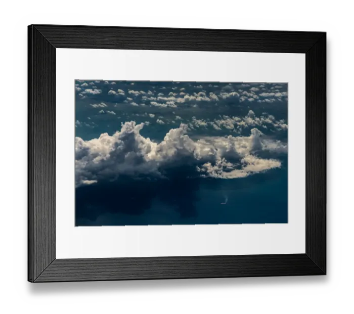 Framed Print : nice cloud over Taiwan coastal Framed Print : nice cloud over Taiwan coastal