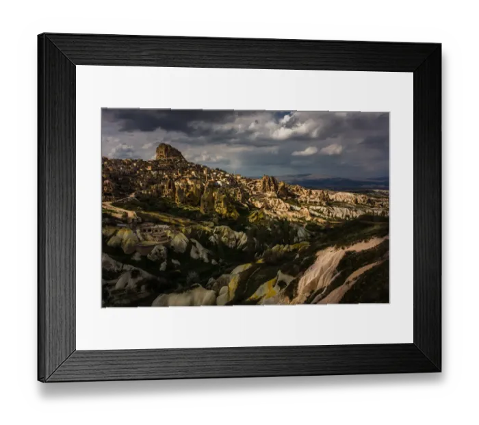 Framed Print : Uchisar in Cappadocia Framed Print : Uchisar in Cappadocia