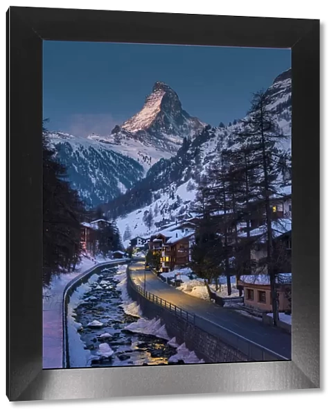 Matterhorn from Zermatt village