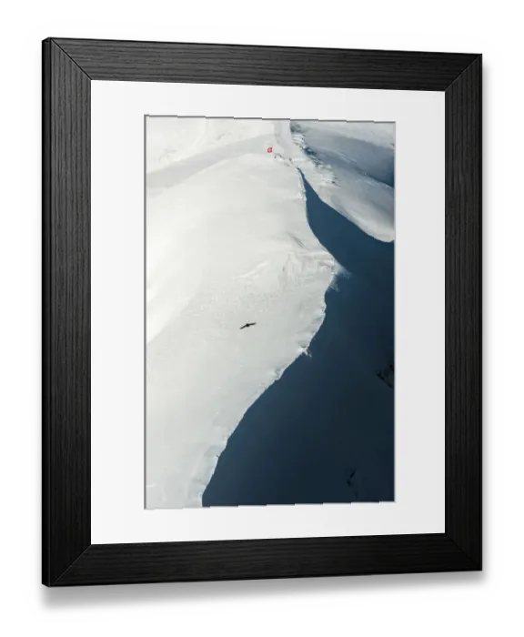 Framed Print : Landscape view from Jungfraujoch Framed Print : Landscape view from Jungfraujoch