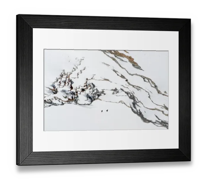 Framed Print : Landscape view from Jungfraujoch Framed Print : Landscape view from Jungfraujoch