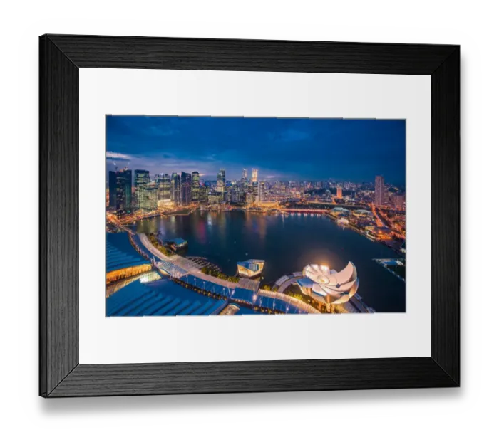 Framed Print : Singapore city