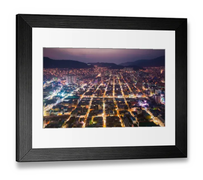 Framed Print : Roads lead to Busan city Framed Print : Roads lead to Busan city