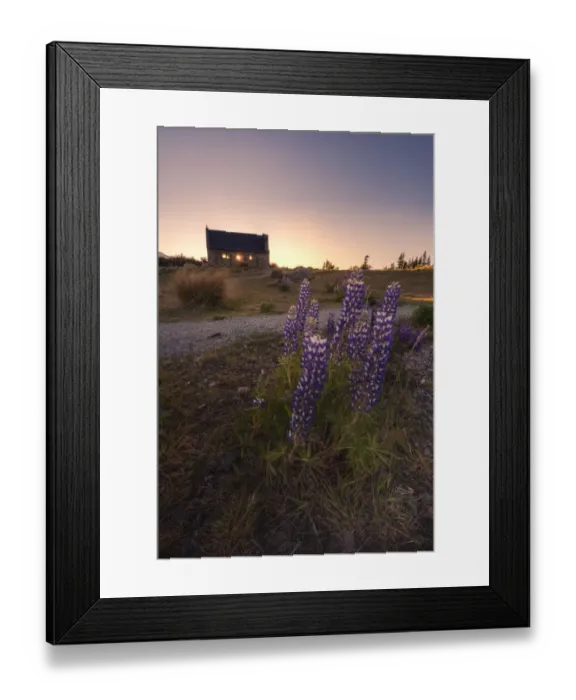 Framed Print : Church of a good shepherd, New Zealand Framed Print : Church of a good shepherd, New Zealand