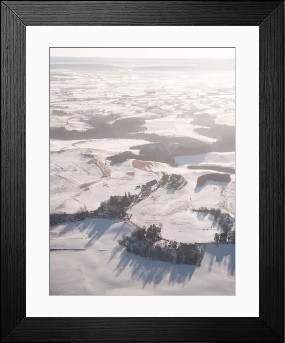 Framed Print : Winter landscape Framed Print : Winter landscape