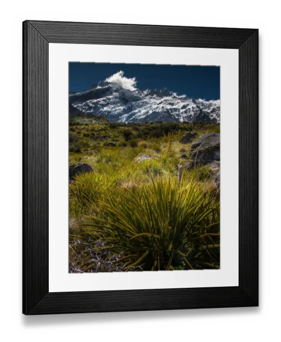 Framed Print : Newzealand trekking trail landscape Framed Print : Newzealand trekking trail landscape