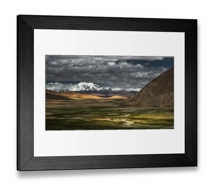 Framed Print : Landscape of Tibet Framed Print : Landscape of Tibet