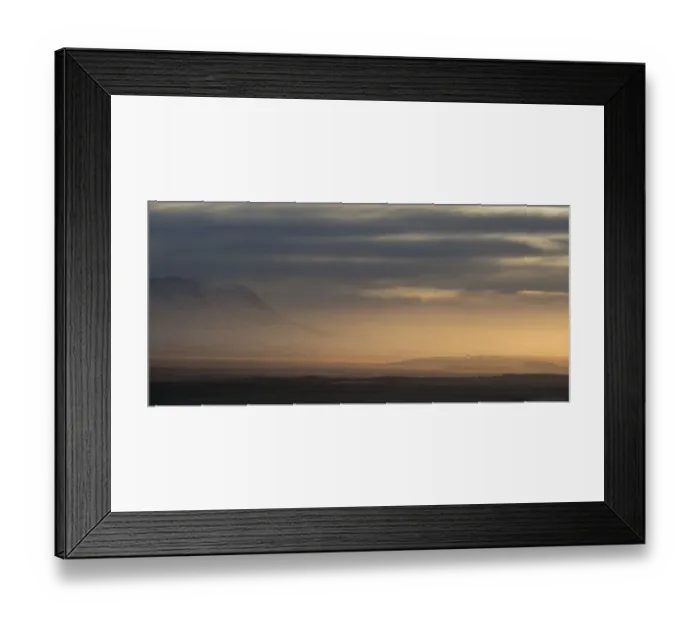 Framed Print : sunrise scene of Iceland landscape Framed Print : sunrise scene of Iceland landscape
