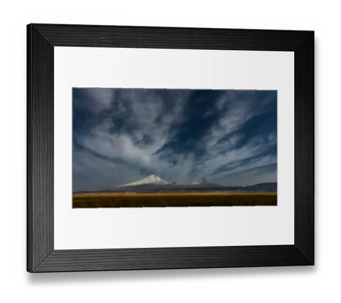 Framed Print : Mount Ararat and little Ararat
