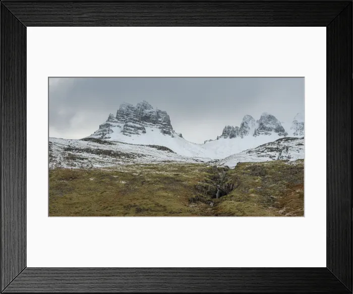Framed Print : interesting mountain shape in Iceland Framed Print : interesting mountain shape in Iceland