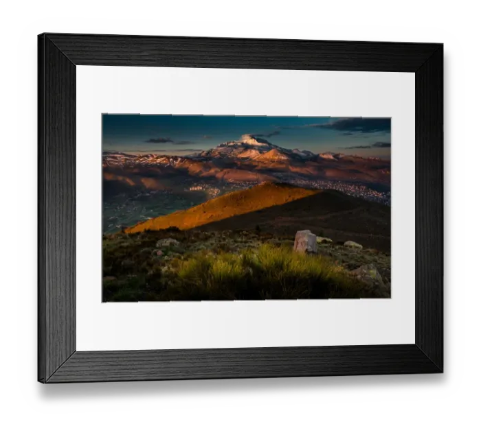 Framed Print : Morning landscape of Mt Erchiyes Framed Print : Morning landscape of Mt Erchiyes